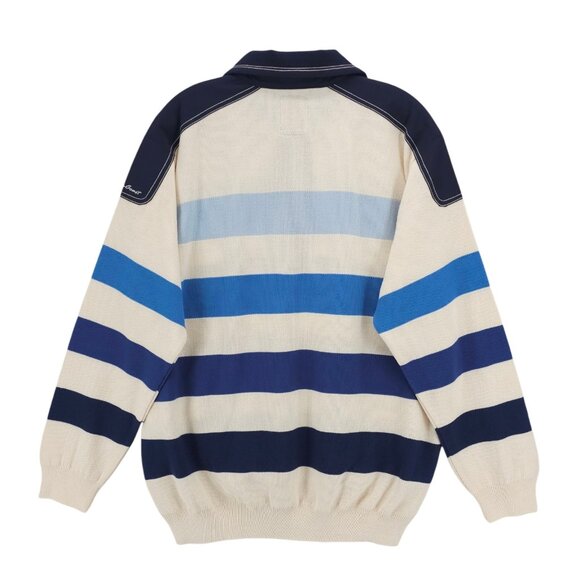 NWT GREEN COAST YACHTING Outfits 1/4 Zip Pullover Striped Nautical Size IT 54 - Picture 3 of 10